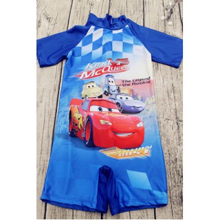 Áo bơi liền quần bé trai mcqueen,siêu nhân