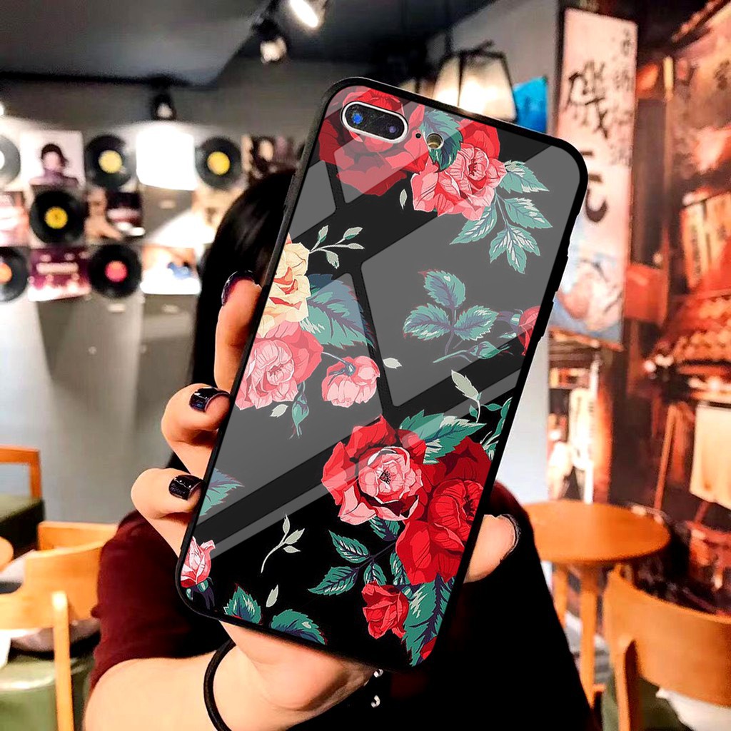 [HOT] ỐP IPHONE - ỐP KÍNH - M366 Hoa Đẹp DÀNH CHO IPHONE 6 6S 6PLUS 6SPLUS  7PLUS 8PLUS X XS