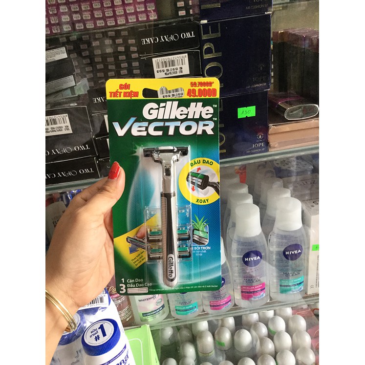 Bộ Dao Cạo Râu Gillette Vector