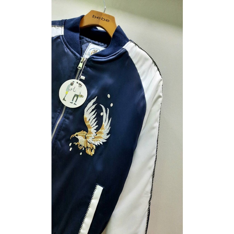Áo  bomber thêu Đại Bàng cực chất  cho cả nam lẫn nữ