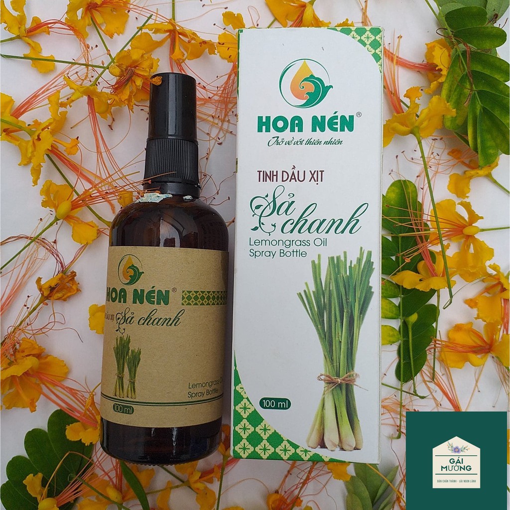 Tinh dầu xịt xả chanh/dầu sả chanh chống muỗi, đuổi côn trùng 100ml