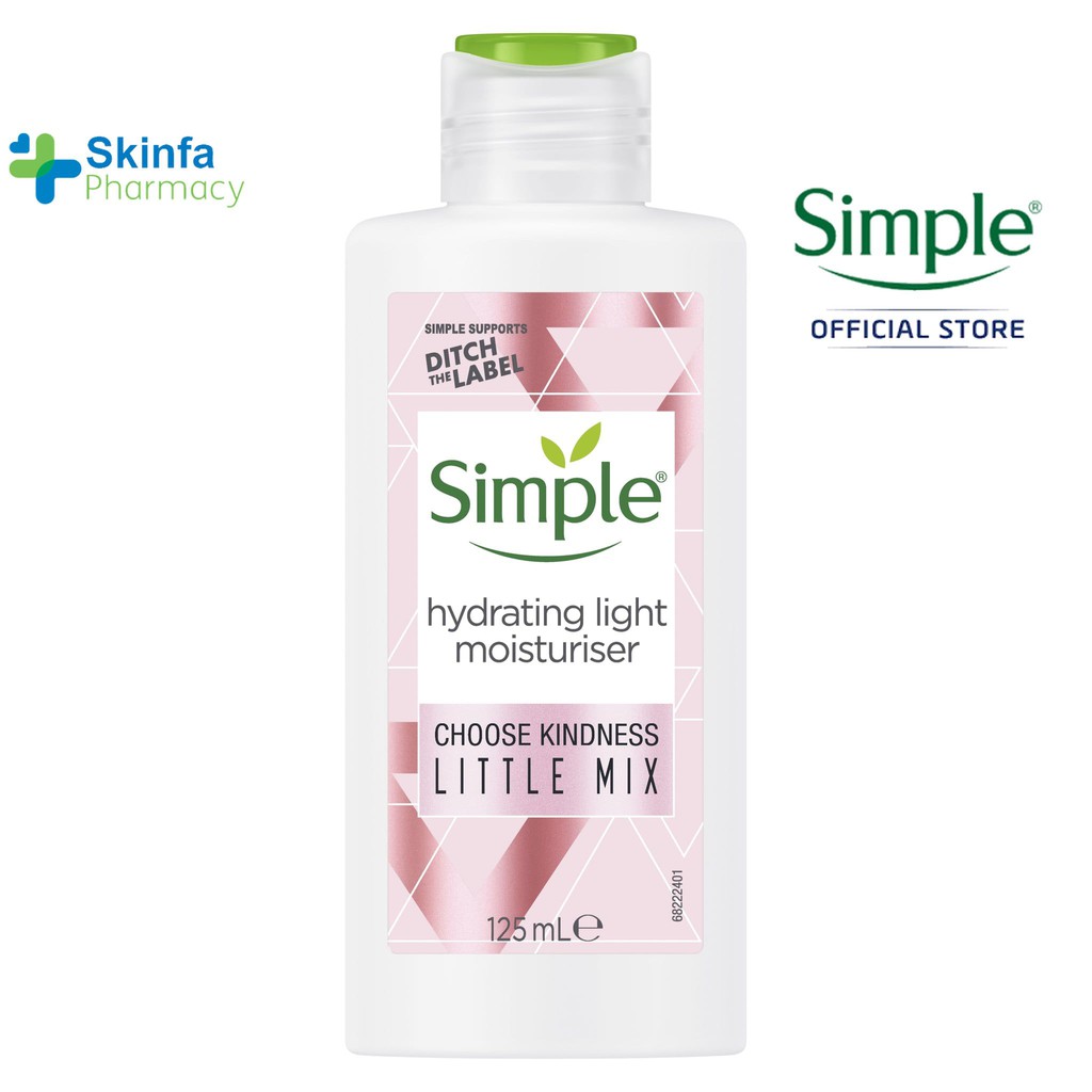 Kem Dưỡng Ẩm Simple Hydrating Light Moisturiser 125ml - Skinfa.