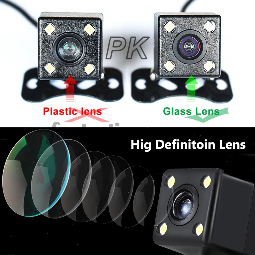 Camera chiếu hậu xe hơi 4 bóng LED 170 độ
 | BigBuy360 - bigbuy360.vn