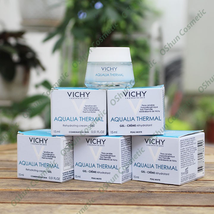 Kem dưỡng ẩm và cung cấp nước dạng gel Vichy Aqualia Thermal Cream 15ml