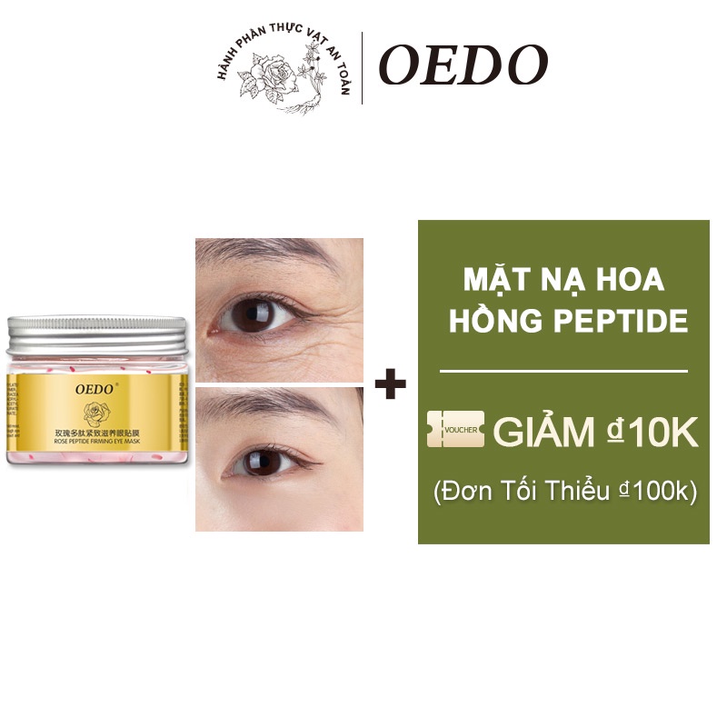 Hoa Hồng Miếng Dán Mắt OEDO Nuôi Dưỡng Làm Săn Chắc Sáng Da mắt Dưỡng ẩm Xóa quầng thâm mắt Chống Lão Làm Sáng Da Nuôi 60Pcs
