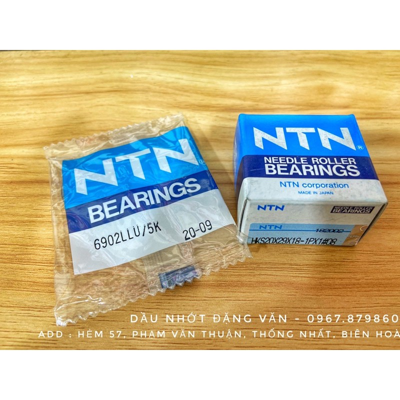 Combo bạc đạn đũa Puly NTN và nắp nồi SKF xe Air Blade 110/125 / SH VN / Lead 110/ 125/ PCX / SH mode / Vision / Click