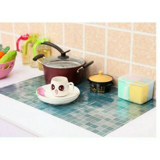 Decal dán bếp tráng nhôm