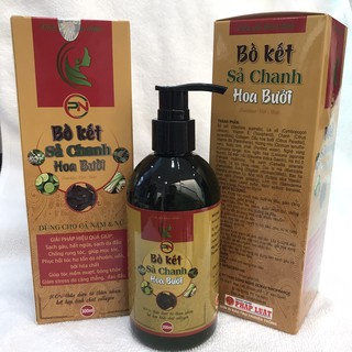 (CÓ TEM CHỐNG HÀNG GIẢ) DẦU GỘI BỒ KẾT - SẢ CHANH - HOA BƯỞI 300ML CHỐNG RỤNG TÓC KÍCH THÍCH MỌC TÓC.