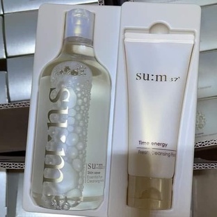 [DATE 2025] Nước Tẩy Trang Su:m37 400ml -  Su:m37 Skin Saver Essential Cleansing Water - TẶNG SỮA RỬA MẶT 100ML