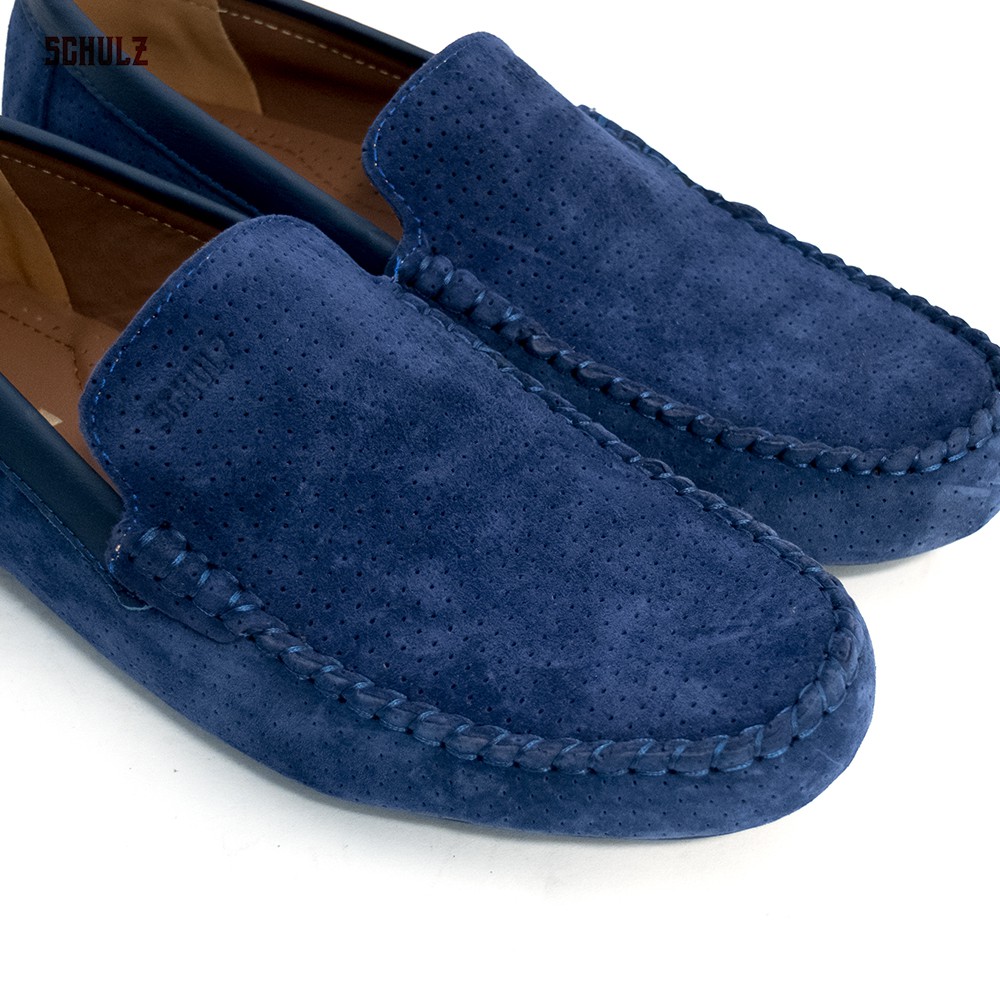 Giày Loafer Da Bò Lộn SCHULZ L4-IV18NAVY màu navy