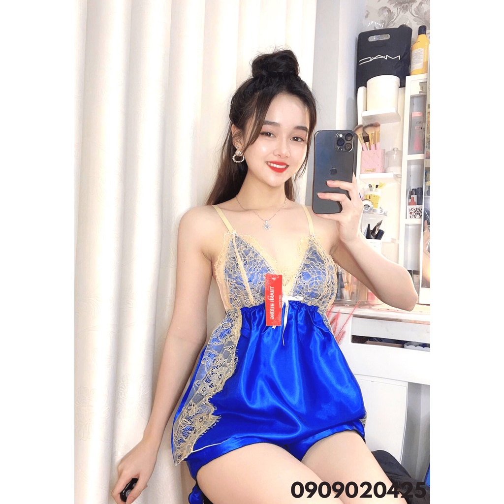 [Có size 70kg] Đồ ngủ sexy nữ 🔥 FREESHIP🔥Đồ ngủ 2 dây ren nude không mút, chất phi mịn quyến rũ 400o