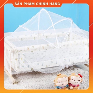 [Tặng Mã 70K – Hàng Chính Hãng] NÔI GỖ KÈM MÀN CHỤP ru ngủ cho bé 0-3 tuôi