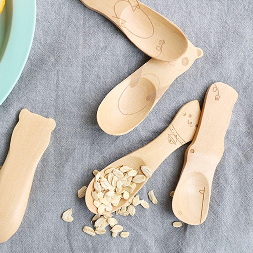 Muỗng Mini Chạm Khắc Phong Cách Nhật Bản Sáng Tạo