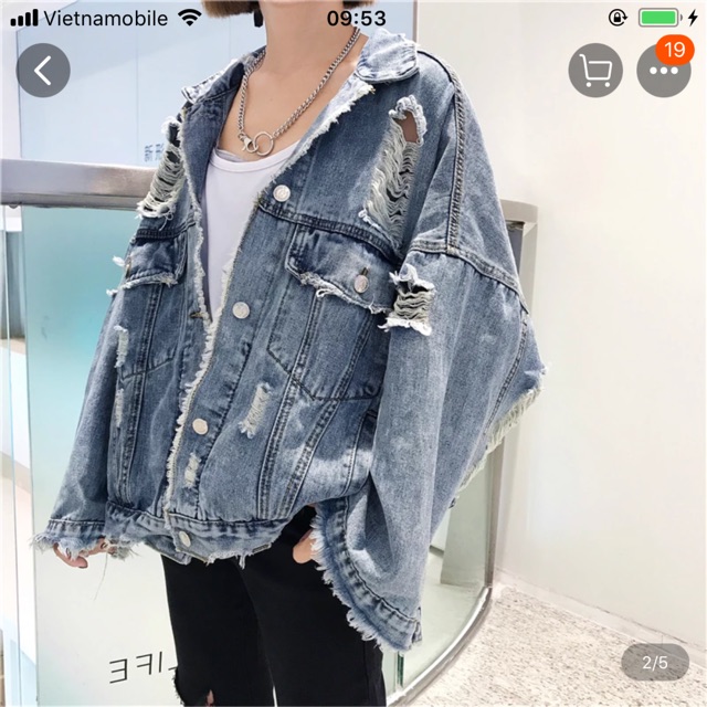 ÁO BÒ RÁCH ULZZANG