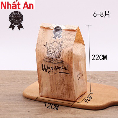 Túi bánh mì hoa cúc 10 cái mẫu Wonderful