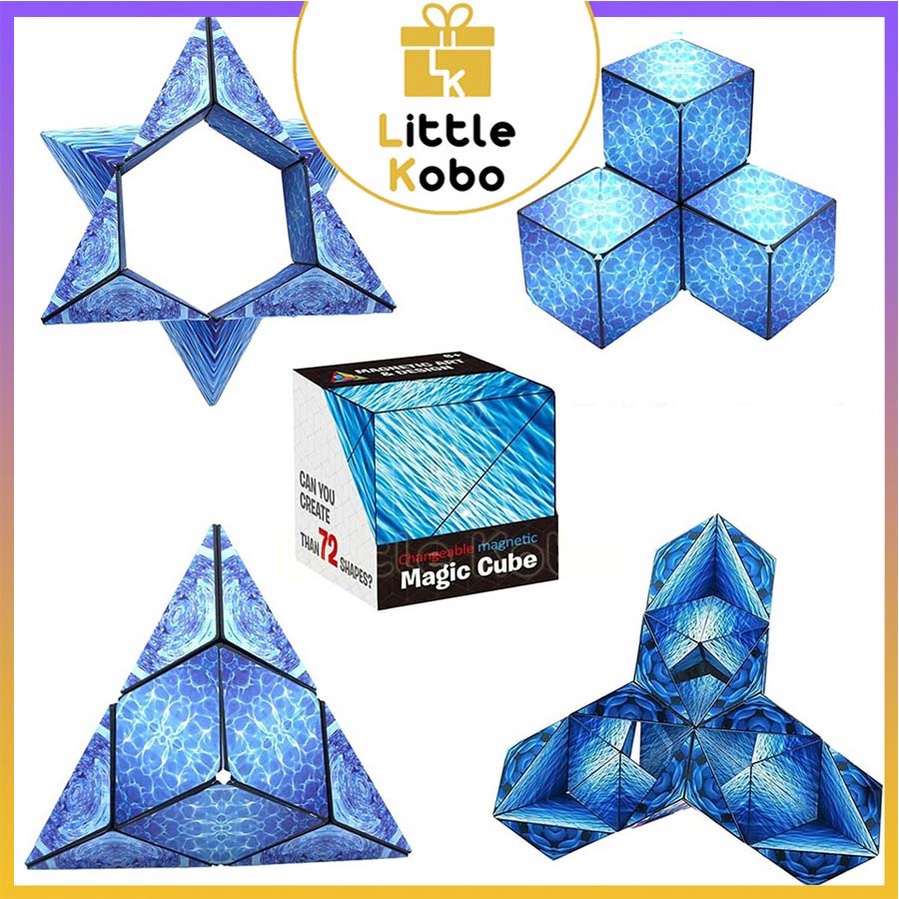 Khối Rubik Biến Hình 72 Hình Galaxy Có Nam Châm Magnetic Magic Cube Rubic Xếp Hình Học 3D Đồ Chơi Trí Tuệ Trẻ Em