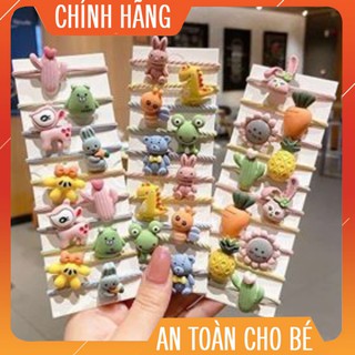 Dây buộc tóc set 10 kiểu loại đẹp hàn quốc