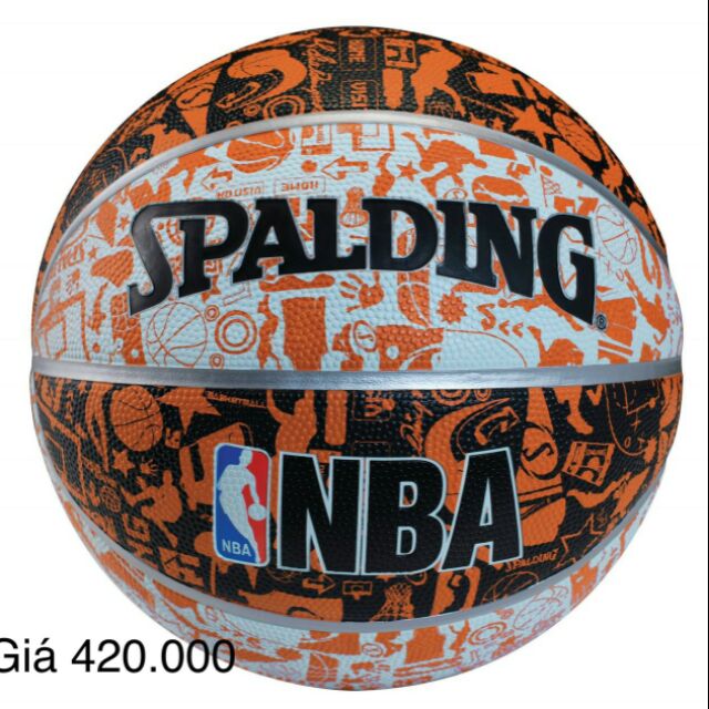 [Mã SKAMLTSM9 giảm 10% đơn 99K] Quả bóng rổ Spalding NBA Graffiti số 7 (73-722Z ...