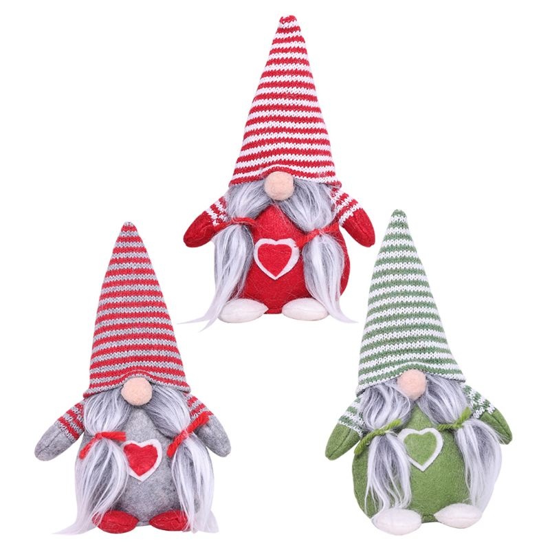 Búp Bê Nhồi Bông Handmade Merry Christmas Swedish Santa Gnome