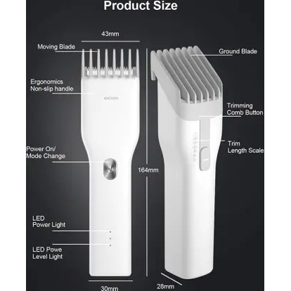 Tông đơ cắt tóc Xiaomi Enchen boost - Hàng Chính Hãng