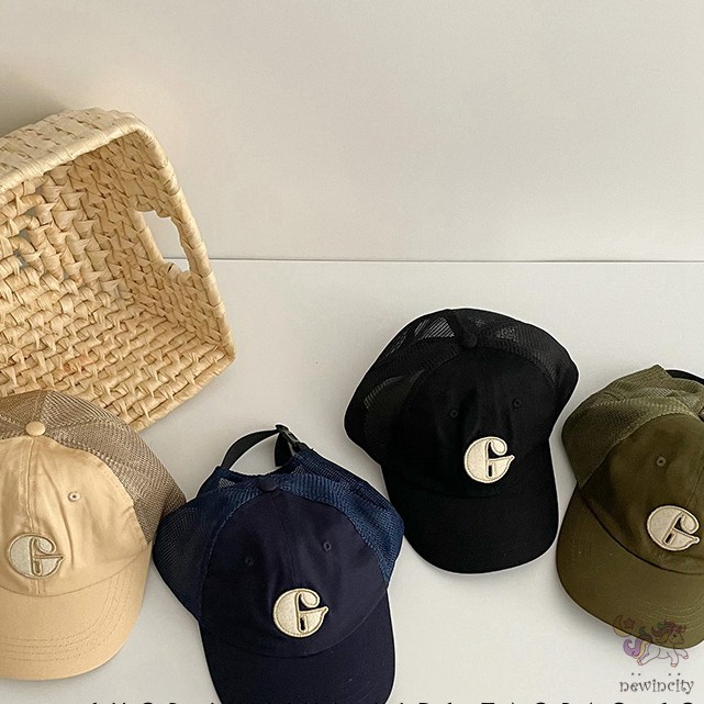 Mũ Lưỡi Trai Thêu Chữ Phong Cách Hàn Quốc Cho Bé