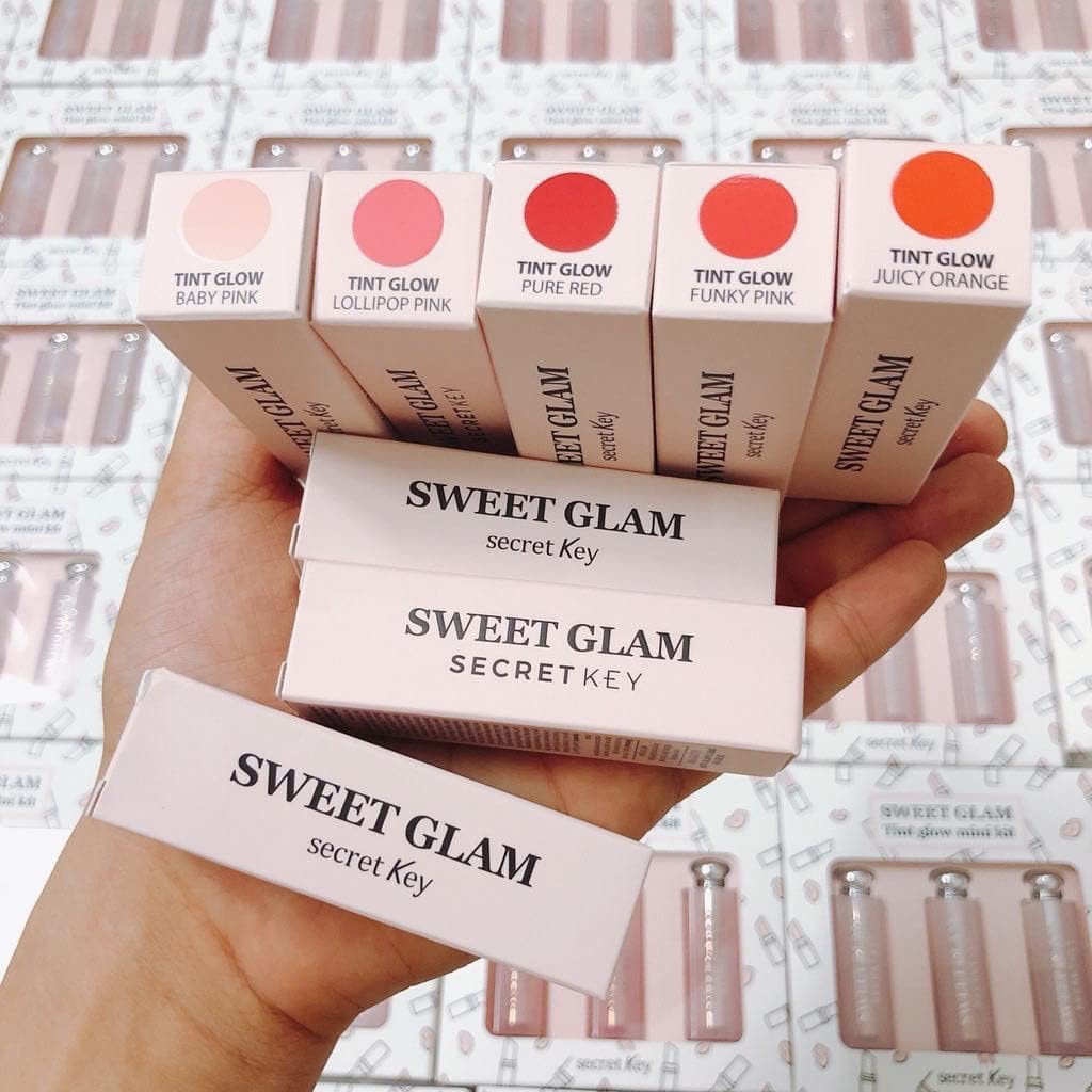 Son dưỡng có màu Secret Key Sweet Glam Tint * Glow.