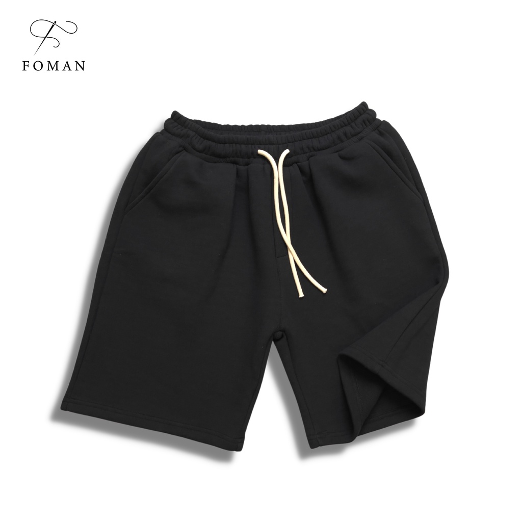 Quần Short Basic Nam Nữ FOMAN vải Cotton chân cua Form Unisex thiết kế Trẻ Trung Cá Tính