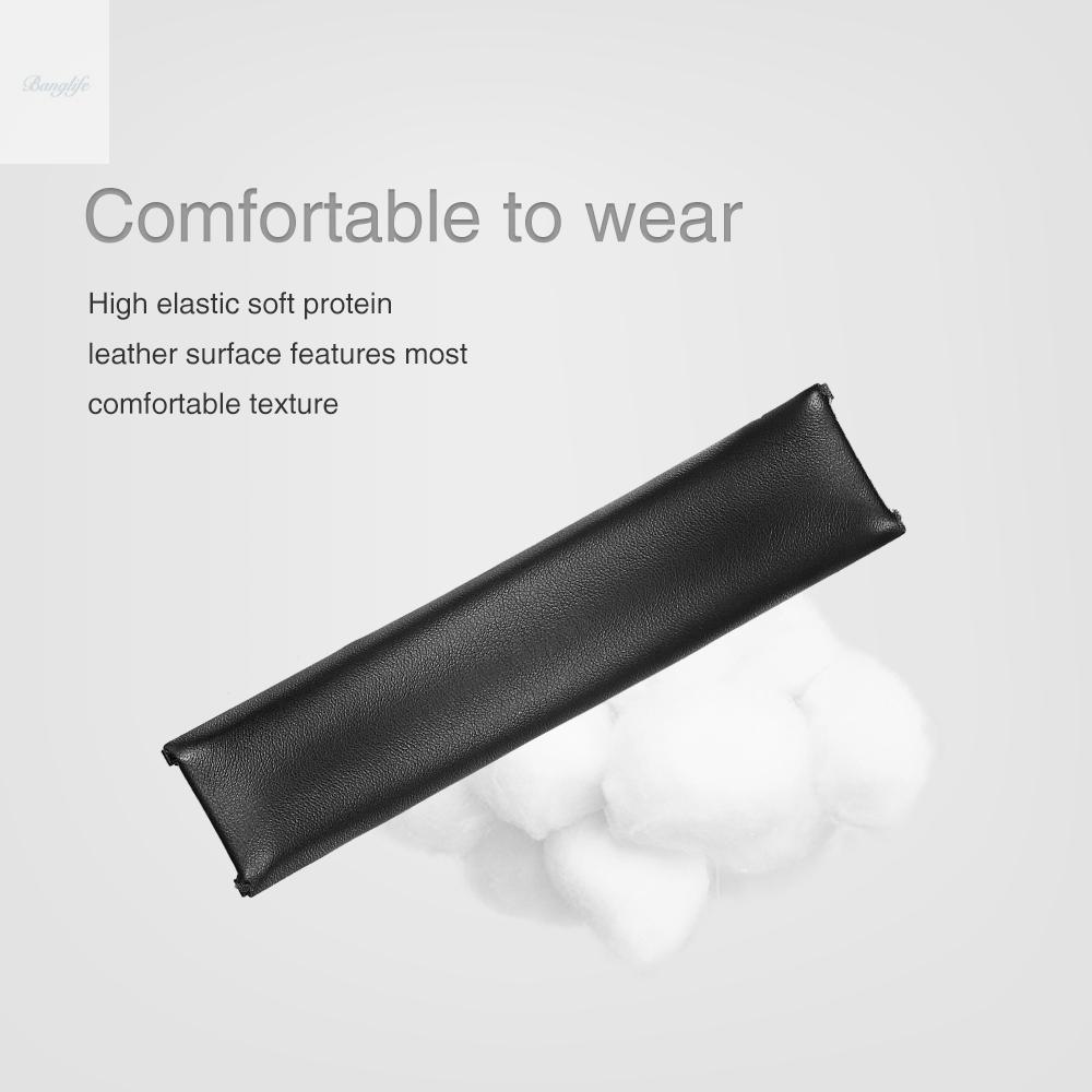 (Hàng Mới Về) Đệm Da Đen Chuyên Dụng Cho Tai Nghe Chụp Tai | BigBuy360 - bigbuy360.vn