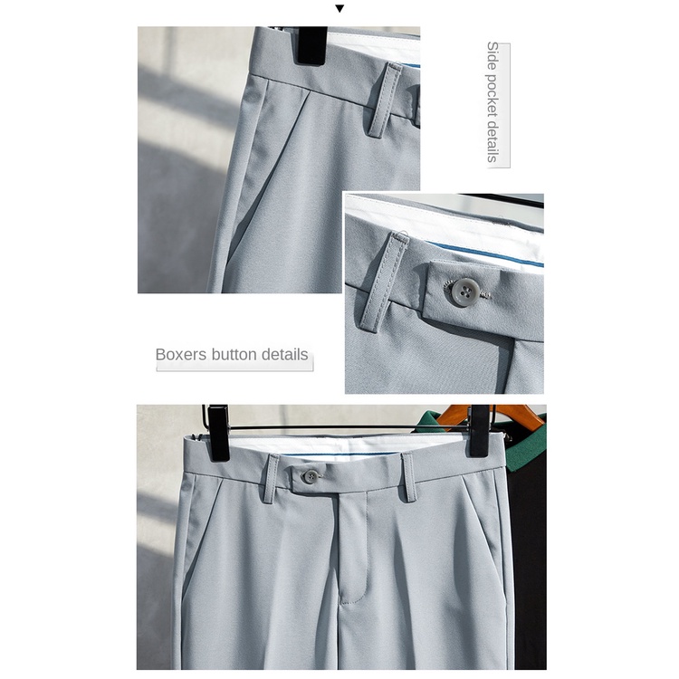 Quần tây dài 9 tấc dáng ôm phong cách Anh Quốc sang trọng thời trang dành cho nam