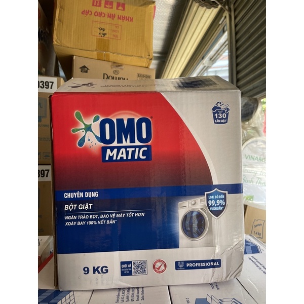 Sản Phẩm chính hãng - BỘT GIẶT OMO MATIC CHUYÊN DỤNG -9kg