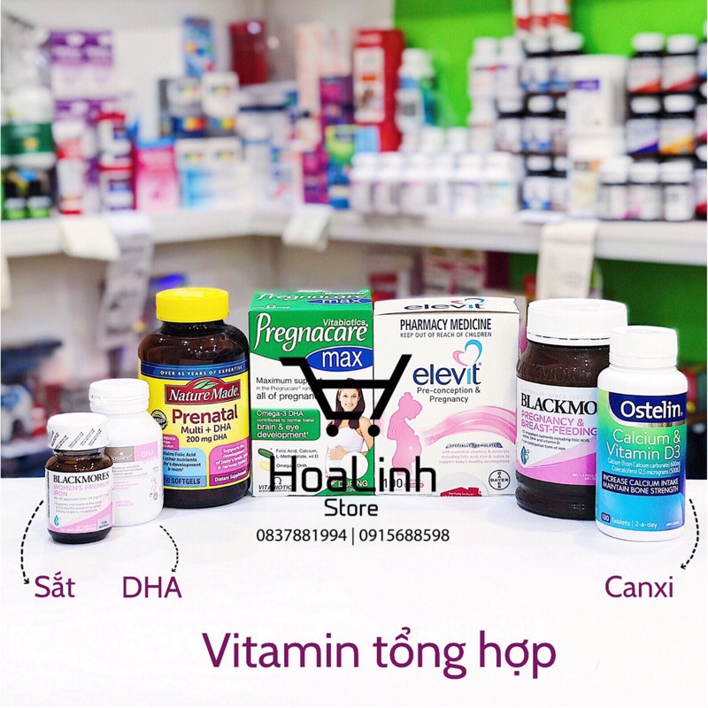 Bổ sung SAT.CANXi.DHA các loại - 6% shopee thu