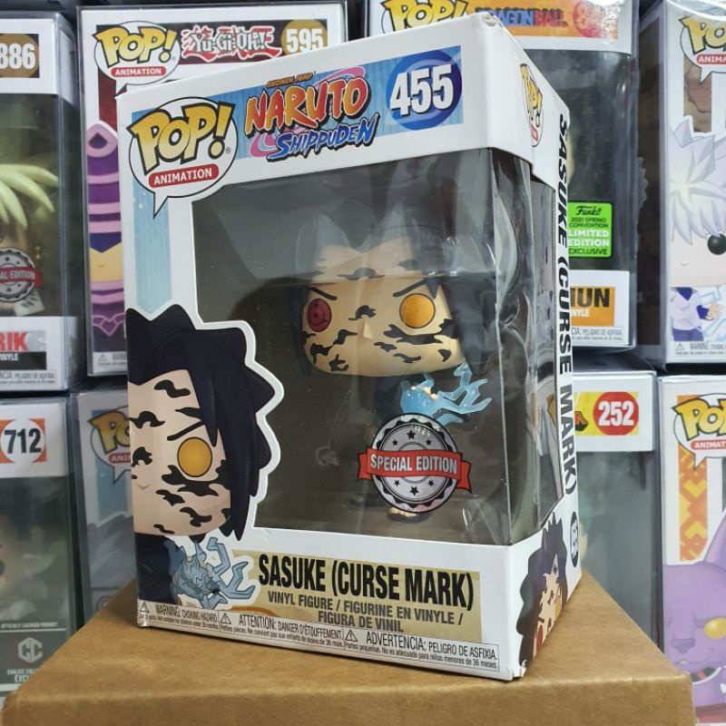 Đồ chơi mô hình funko pop 455 Sasuke (Curse Mark) - Naruto