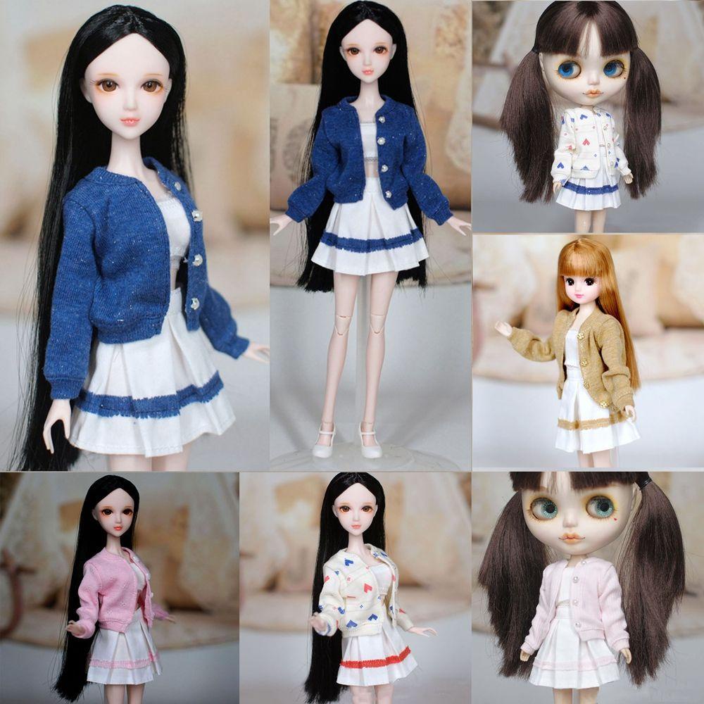 Áo Sweater Dệt Kim Thủ Công Thời Trang Cho Búp Bê
