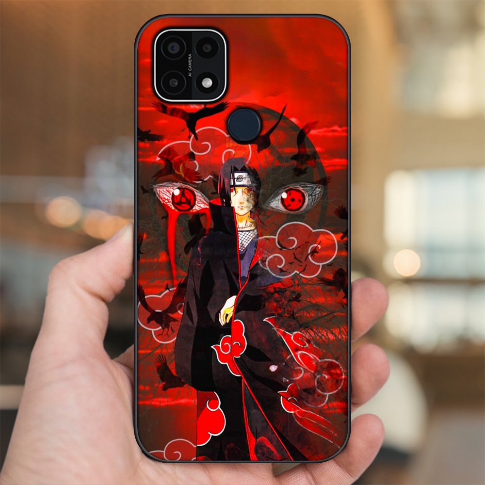 Ốp lưng Oppo A15, A15s viền đen in hình Uchiha Itachi Naruto