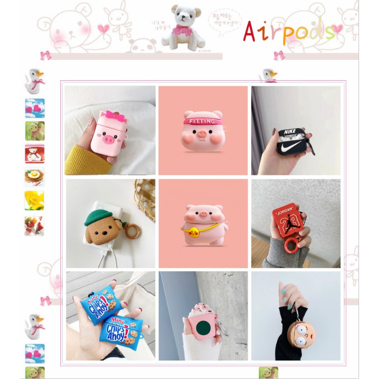 Vỏ ốp case airpod airpods bảo vệ bao đựng tai nghe không dây bluetooth 1/2/Pro/i12/i9/i7/tws-Dinuo