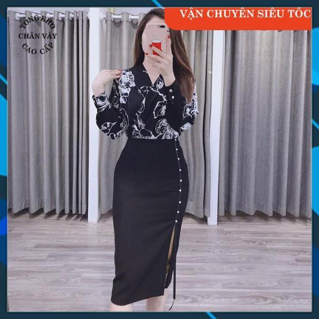 Ảnh Thật - Feedback Chân váy nữ dáng dài công sở cao cấp Tổng Kho CV14 đầm bút chì xẻ sườn ngọc | BigBuy360 - bigbuy360.vn