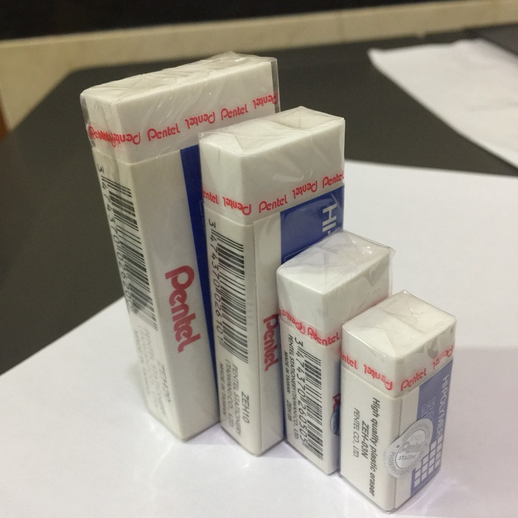 Gôm Pentel ZE các loại