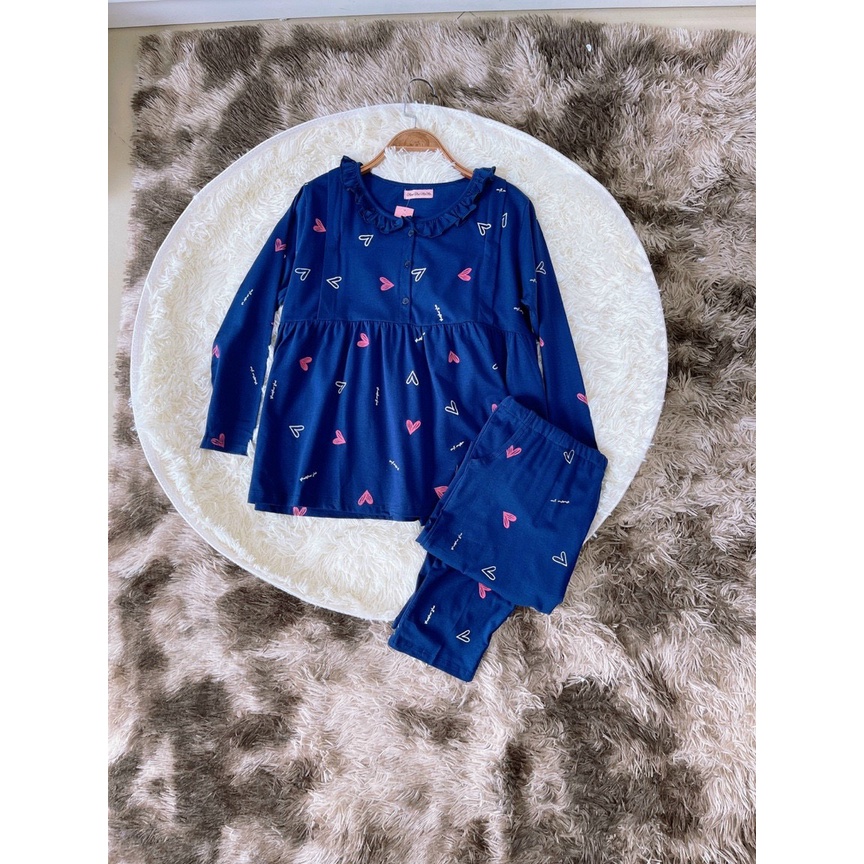 Bộ đồ bầu mặc bầu và sau sinh thu đông my heart ( có khoá mở ngực)