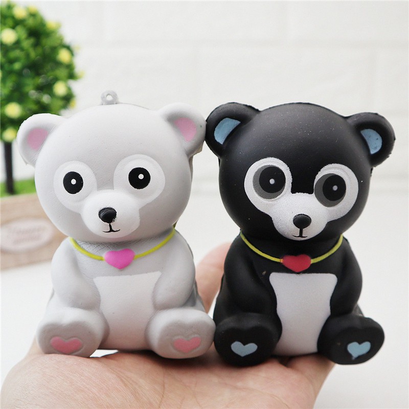 Đồ Chơi Xốp Squishy Giảm Stress Hình Gấu Dễ Thương Cho Bé