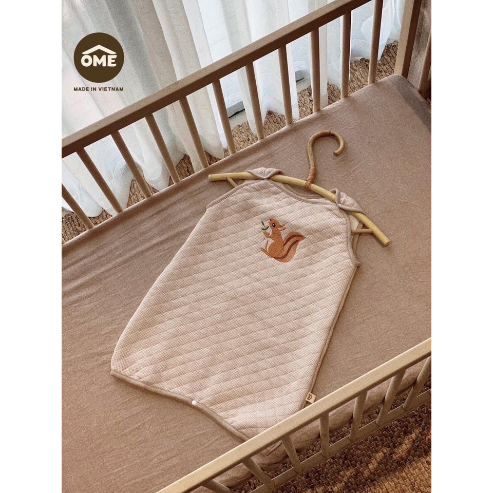 Túi ngủ cao cấp trần bông ấm áp cho bé từ 0 tới 3 tuổi