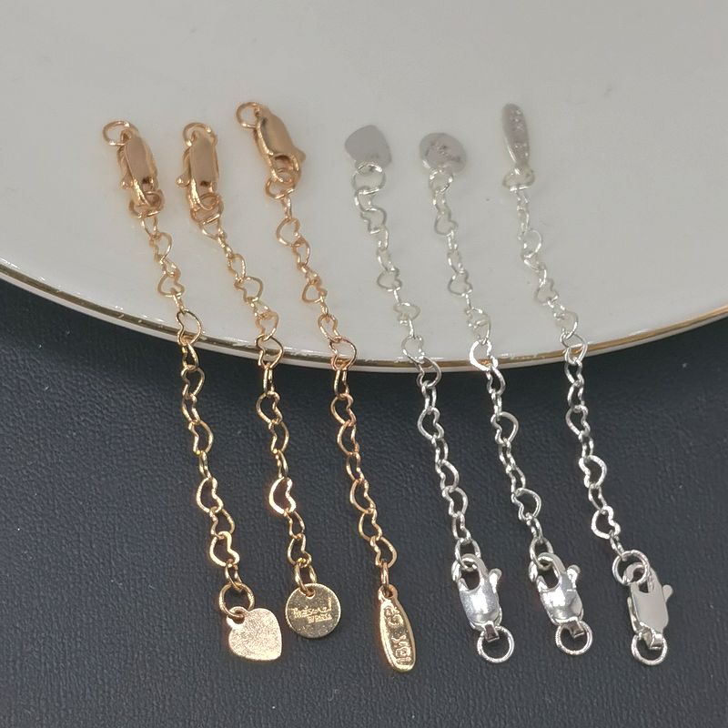 Dây Xích Nối Dài Màu Sắc Vàng Bạc Có Khóa Càng Cua Cho Làm Vòng Tay/Dây Chuyền diy