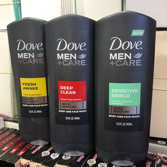 Dove men+care (tắm+rữa mặt) 2in1