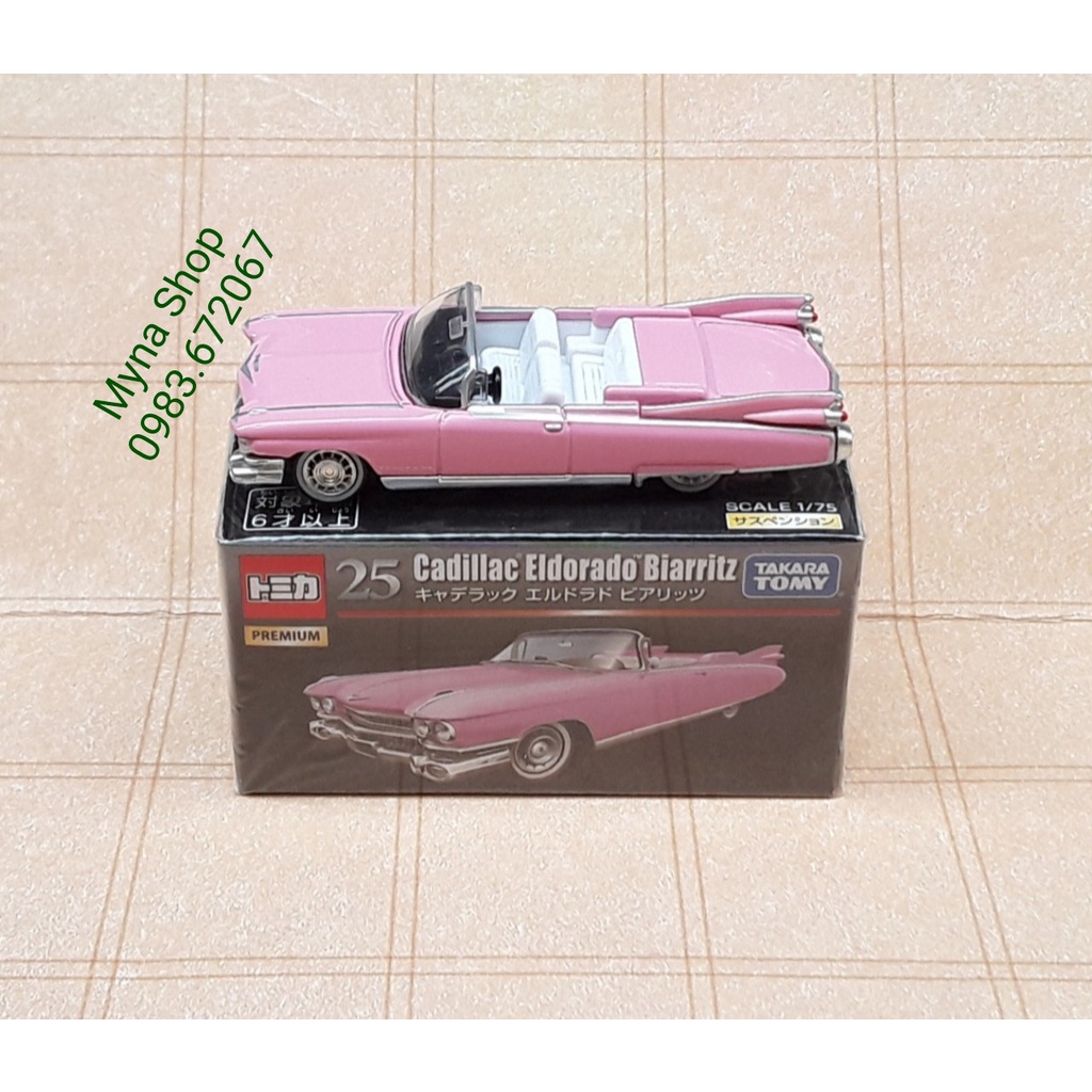 Đồ chơi mô hình tĩnh xe tomica premium, Cadillac Eldorado Biarritz