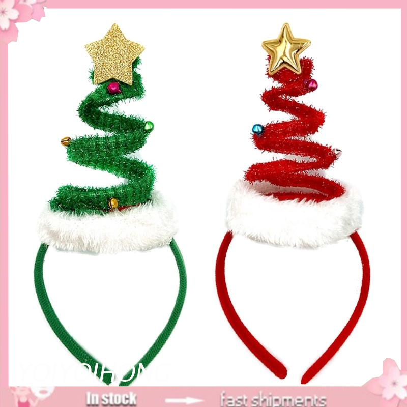 Cài tóc gắn chuông giáng sinh thích hợp làm đạo cụ chụp hình