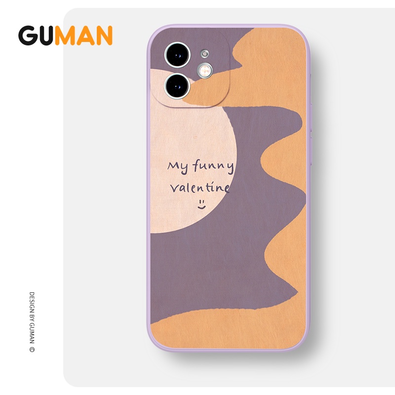 Ốp lưng GUMAN mềm hình chống bẩn dễ thương đẹp cho iPhone 14 13 12 11 Pro Max SE 2020 X XR XS 8 7 ip 6S 6 Plus kute XYB727