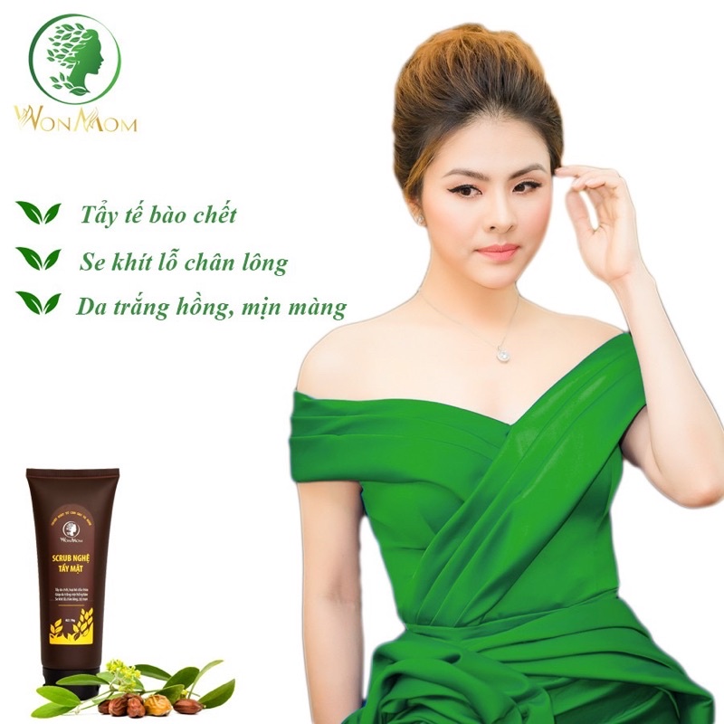 Scrub nghệ tẩy mặt Wonmom 70g