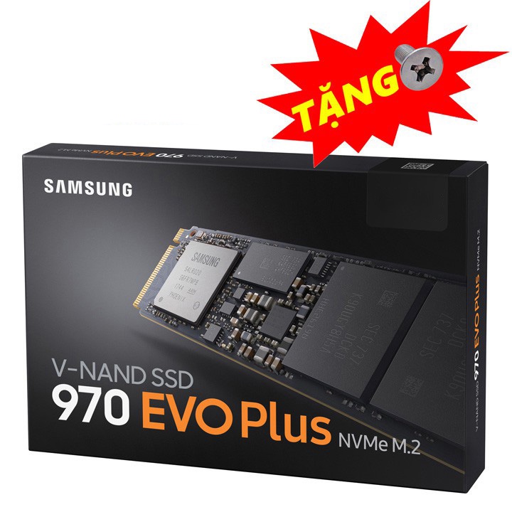 Ổ cứng SSD M.2 PCIe NVMe Samsung 970 EVO Plus 250GB 500GB - bảo hành 5 năm