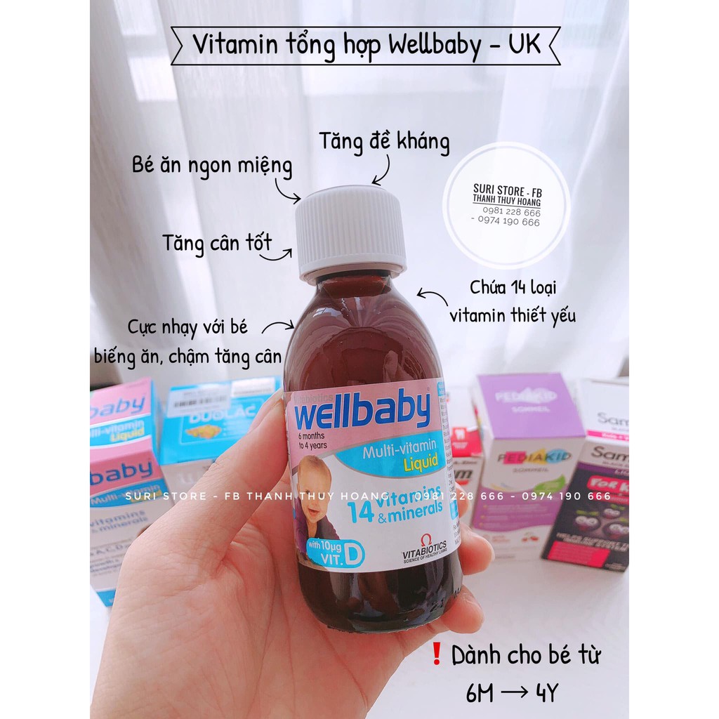 Vitamin tổng hợp WellBaby (Hộp)