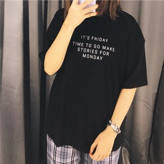 Áo phông its monday đen / trắng