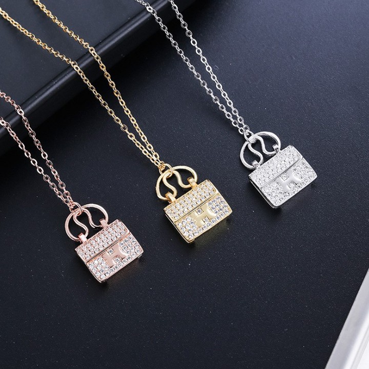 Dây chuyền nữ titan hình túi xách sang trọng, đẳng cấp, bền màu, hợp thời trang